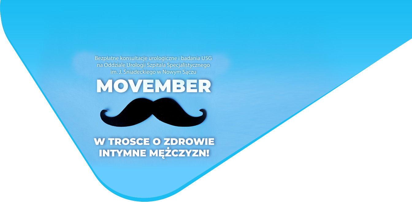 movember na oddziale urologii szpitala w nowym saczu